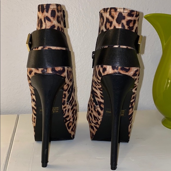 Qupid leopard print heels - Picture 5 of 7